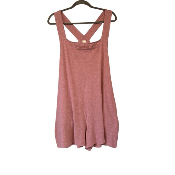 Smash + Tess The Shorty Romperalls (discontinued style) in Ginger Mauve, Sz XL - Picture 4 of 15